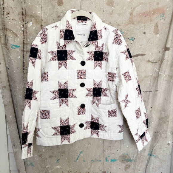 Madewell Shirt Jacket in Patchwork Quilt - Picture 2 of 5